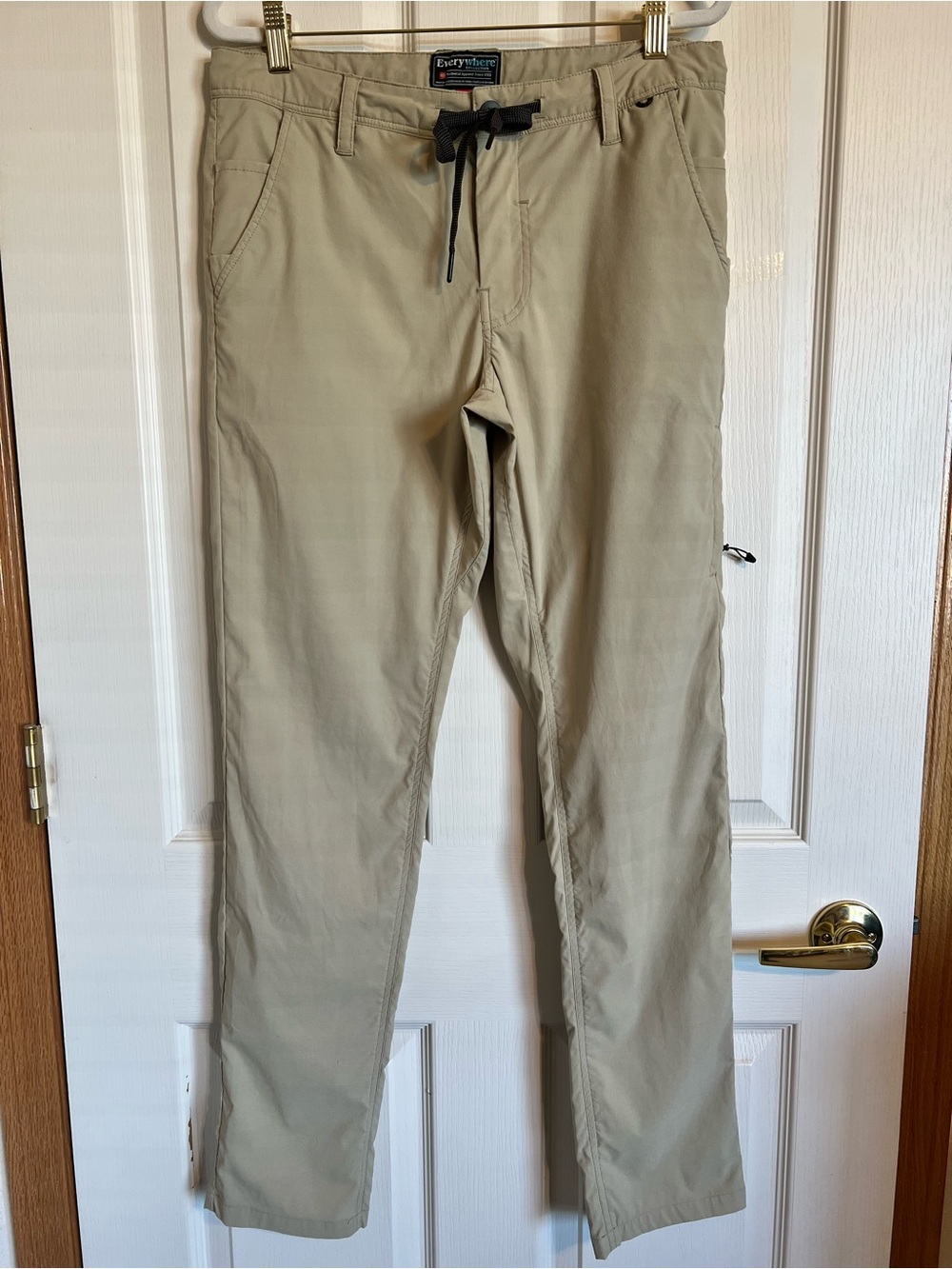 686 Everywhere Collection   Men’s Khaki Drawstring Stretch Chinos